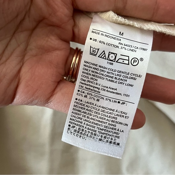 banana republic linen blend utility vest - Picture 3 of 5